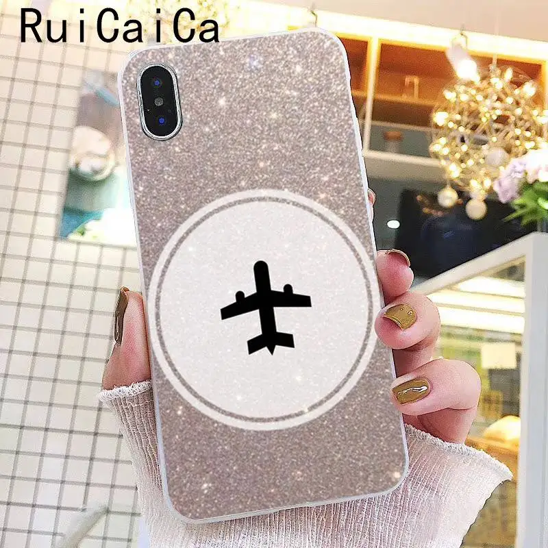 Ruicaica Мультфильм Воздушный самолет новинка чехол для телефона Fundas для iPhone 8 7 6 6S Plus X XS MAX 5 5S SE XR 10 Чехол - Цвет: A7