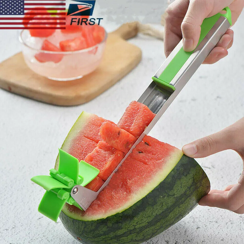 

Windmill Shape Watermelon Slicer Cutter Stainless Steel Kitchen Tool