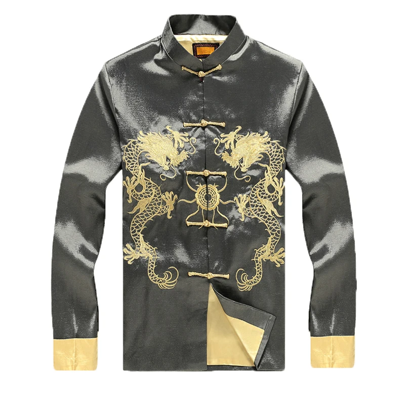 بورجوندي خمر التطريز التنين الرجال الحرير سترة النمط الصيني الكونغ فو معطف زائد حجم 3XL 4XL 5XL 6XL الملابس 2283 بورجوندي خمر التطريز التنين الرجال الحرير سترة النمط الصيني الكونغ فو معطف زائد حجم 3XL 4XL 5XL 6XL الملابس 2283