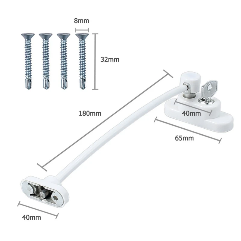 Бытовой замок безопасности окна защитный замок для детей портативный дырокол свободный замок безопасности