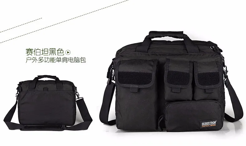 Seibertron Pro-многофункциональная Мужская Военная Тактическая уличная сумка через плечо, сумка-мессенджер, сумки 15,6, портфель 17,3, сумка для ноутбука
