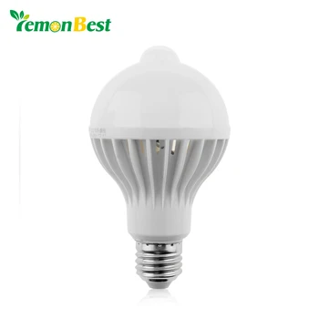 

LemonBest LED E27 Motion Sensor Bulb Light 5W 7W 9W 110V PIR Infrared Sensor Detection Led E27 220V Night Light for Stairs Patio