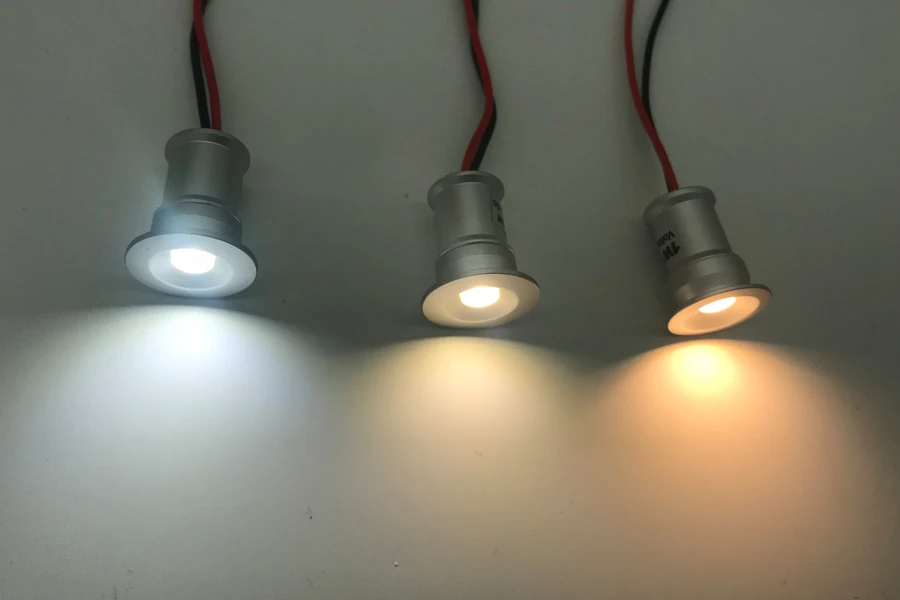 15mm 1W 12V led kitchen bathroom light