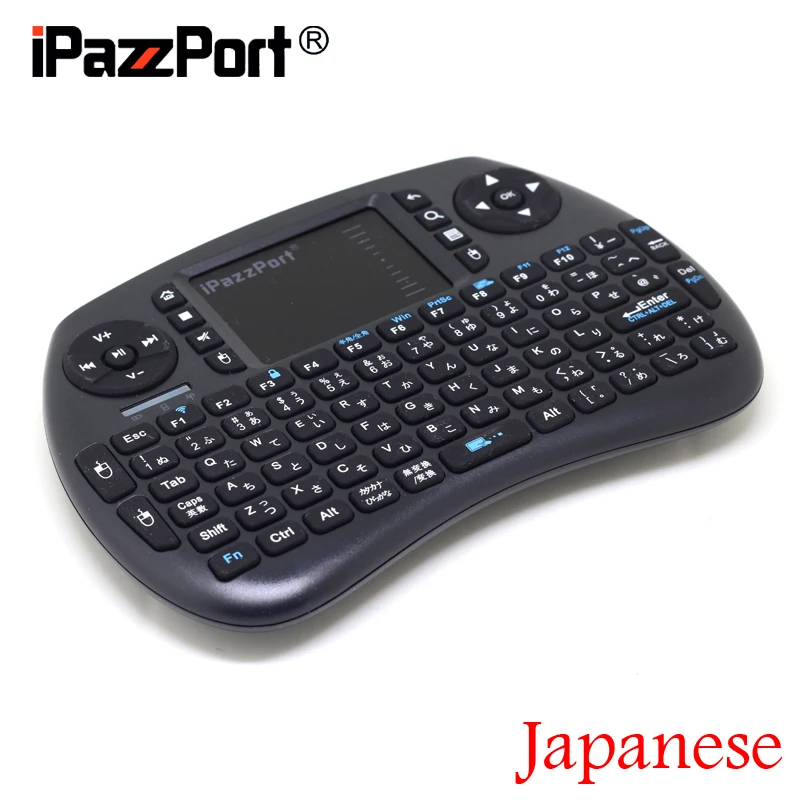 Оригинальная беспроводная клавиатура iPazzPort Mini 2 4G английская/японская + Воздушная