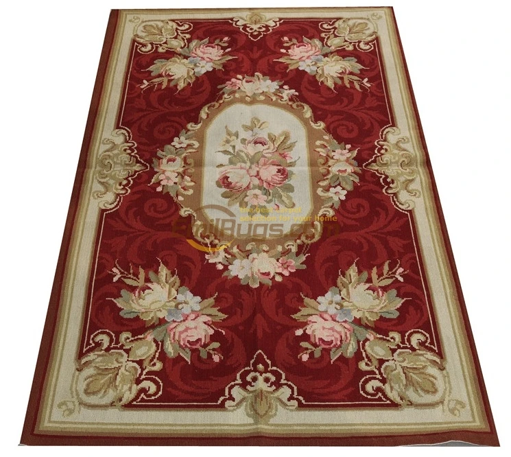 Ручная работа французский темно-Рыжий сосна лапка шерсть ковер античный китайский ручная работа шерсть для ковров гостиная Натуральная Овечья шерсть