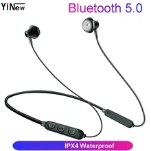 Bluetooth 5.0 Earphone Wireless Bluetooth Headphone earpieces Waterproof Sport wireless Headset+Mic for iPhone Android xiaomi 4 2 bluetooth waterproof headset headphones wireless headphone microphone aptx sport earphone usb plug for iphone android phone