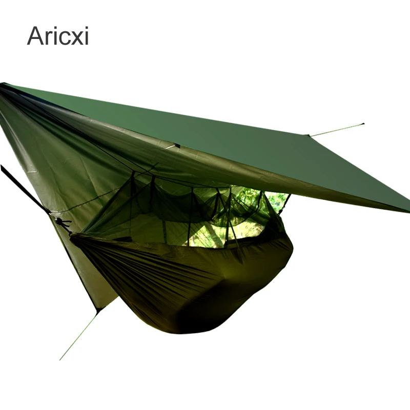 ARICXI Открытый Кемпинг военный армейский зеленый гамак палатка дерево палатка многофункциональная палатка
