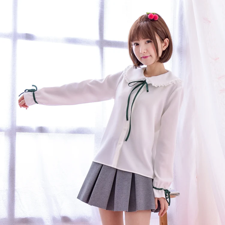 Mori Girl/Новинка 2021 года Женские весенние хлопковые блузки в консервативном стиле