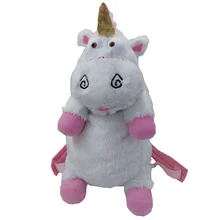 50cm Despicable Me Unicorn Bag Plush Unicorns Toy Backpack Toys For Girls Kids Birthday Gift Cute Backpacks BB0059