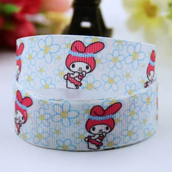 

7/8'' 22mm,1" 25mm,1-1/2" 38mm,3" 75mm My Melody Cartoon Character printed Grosgrain Ribbon party decoration 10 Yards X-00646