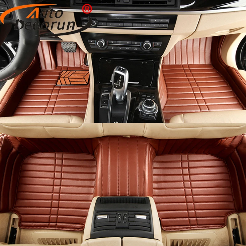 Autodecorun Custom Fit Pvc Leather Car Floor Mats For Volkswagen