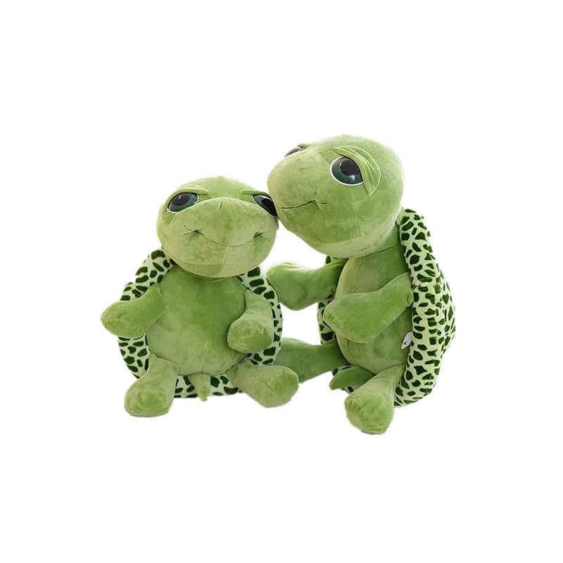 

20cm Stuffed Turtle Plush Toy Cute Army Green Big Eyes Tortoise Animal Doll Baby Toys Children Birthday Christmas Gift CL5663