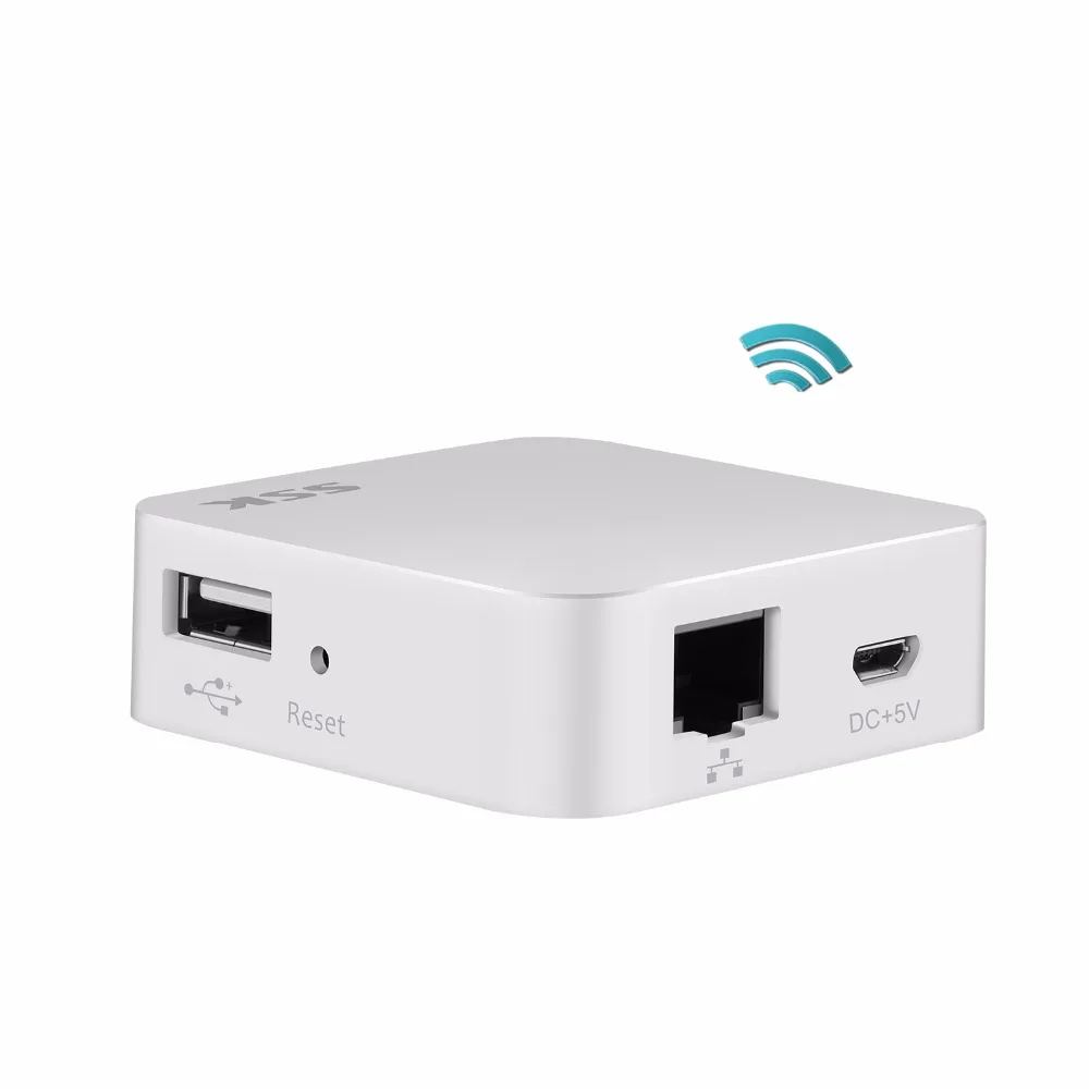 

SSK SW001 smart wireless adapter personal cloud storage WiFi External Drive auto backup change normal storage to personal cloud