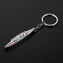 Автомобильный Стайлинг брелок для ключей 3D металлический JCW Логотип Авто декоративные аксессуары для BMW MINI Cooper Countryman Clubman автомобиль-Стайлинг