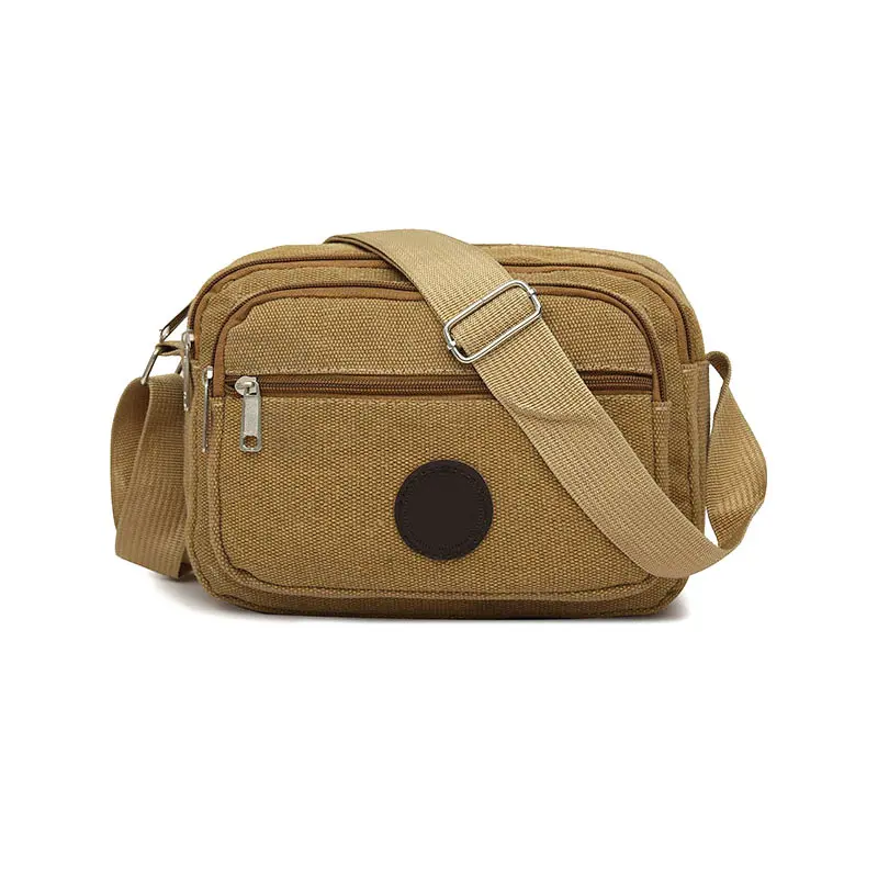 

Women Durable Messenger Bag Popular Female Casual Polka Dot Korean Nylon Canvas Diagonal Small Bag Shoulder Bag