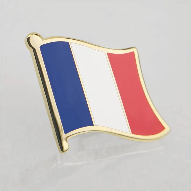 

Soft Enamel France Flag Lapel Pins