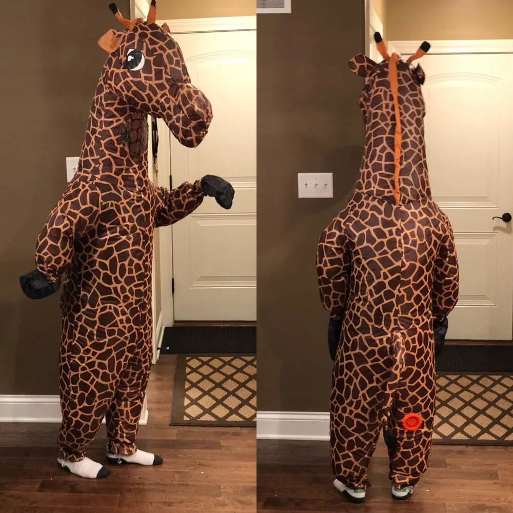 Inflatable Giraffe Costume Purim Halloween Party Costume (1)
