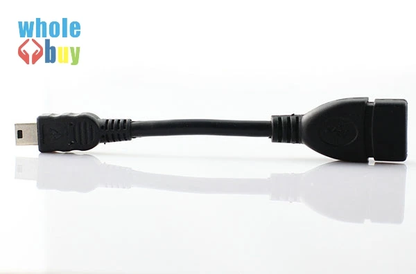 Кабель OTG микро USB 11 см для хоста mini портативного цифрового усилителя DAC