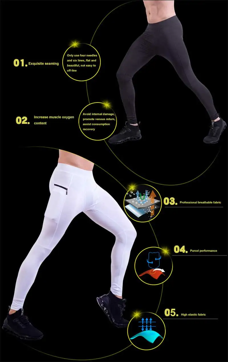 Мужские легинсы для бега профессиональные компрессионные штаны для йоги спортивные Леггинсы для фитнеса тренировка Баскетбол поддерживающий пояс для плавания спортивная одежда 906