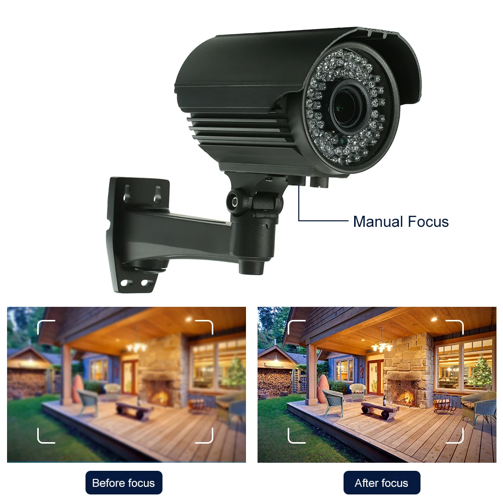 OwlCat HD Street AHD камера, светодиоды водостойкая ИК-камера ночного видения 2,8-12 мм ручной зум CCTV Домашняя безопасность видеонаблюдение