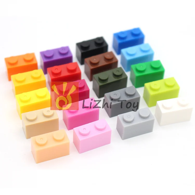 

MOC *Brick 1*2 (3h) 3004 DIY Enlighten Building Blocks Legoings Educational Kids Toys Compatible with Assembles Particles 100pcs