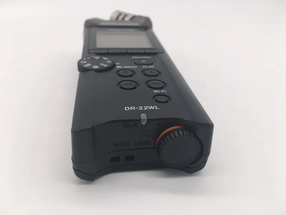 Tascam DR-22WL портативный ручной диктофон с Wi-Fi, XY шаблон Стерео конденсаторный микрофон двойной формат функция записи