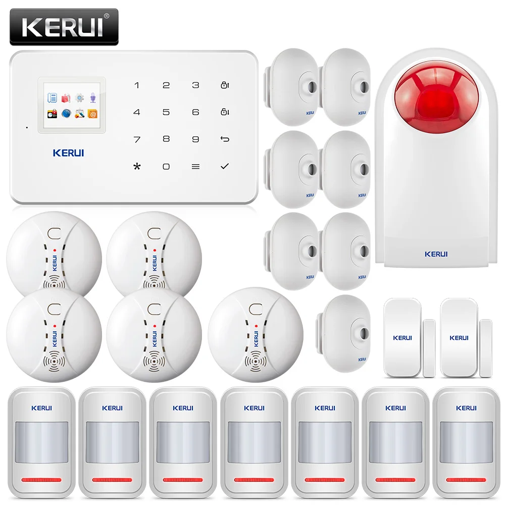 

KERUI G18 Wireless Home GSM Security Alarm System waterproof motion detector