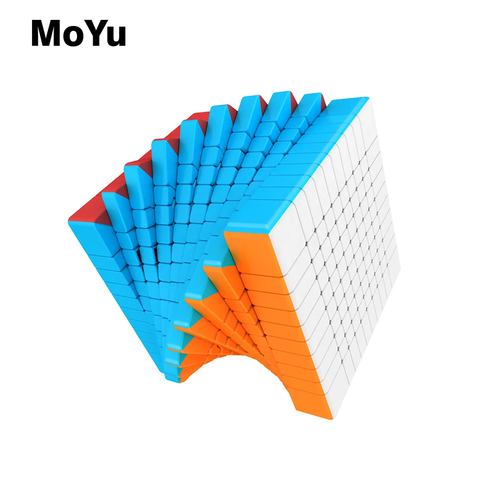 Новый MoYu MeiLong 10x10x10 магический скоростной куб Cubing класс Профессиональный Stickerless головоломка Cubo magico Развивающие игрушки для детей