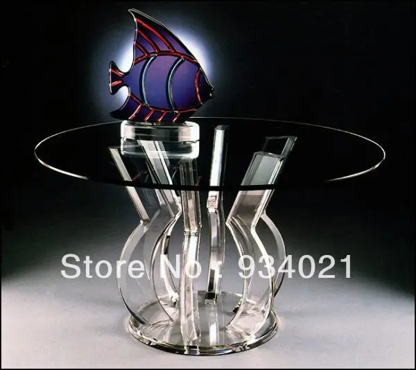 Acrylic Coffee crystal Table furniture Dining Table / Clear able Base lectern pulpit podium
