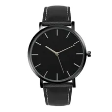 Quartz Watch Men Women Unisex Famous Brand Faux Leather Band Women Watches Luxury Watch Women Montre Femme Wristwatches #NI