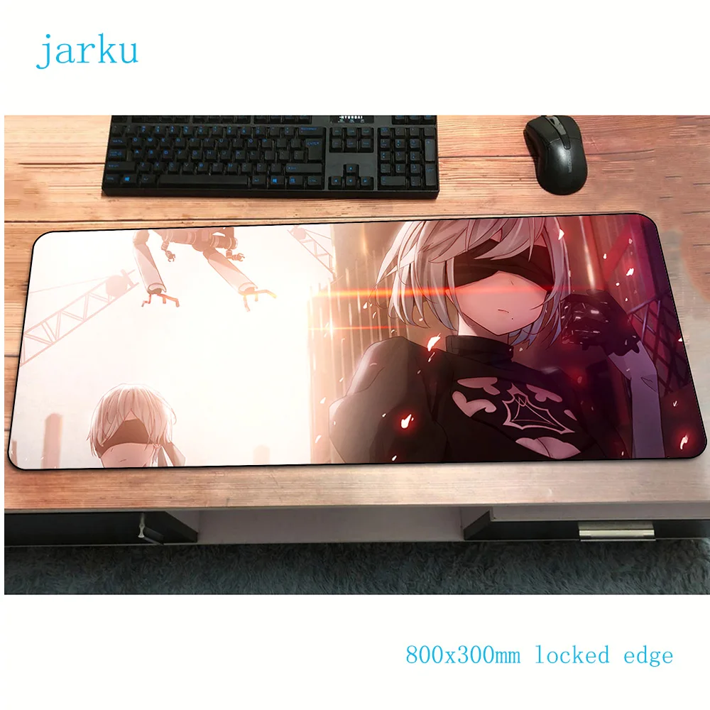  NieR Automata mouse pad 80x30cm gaming mousepad gamer mouse mat computer Popular desk padmouse lapt