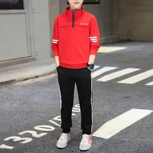 

Children's Clothing Autumn Boy's Suit New Korean Version of The Suit(Top +Pants) Children's Sports Two-piece Large Children