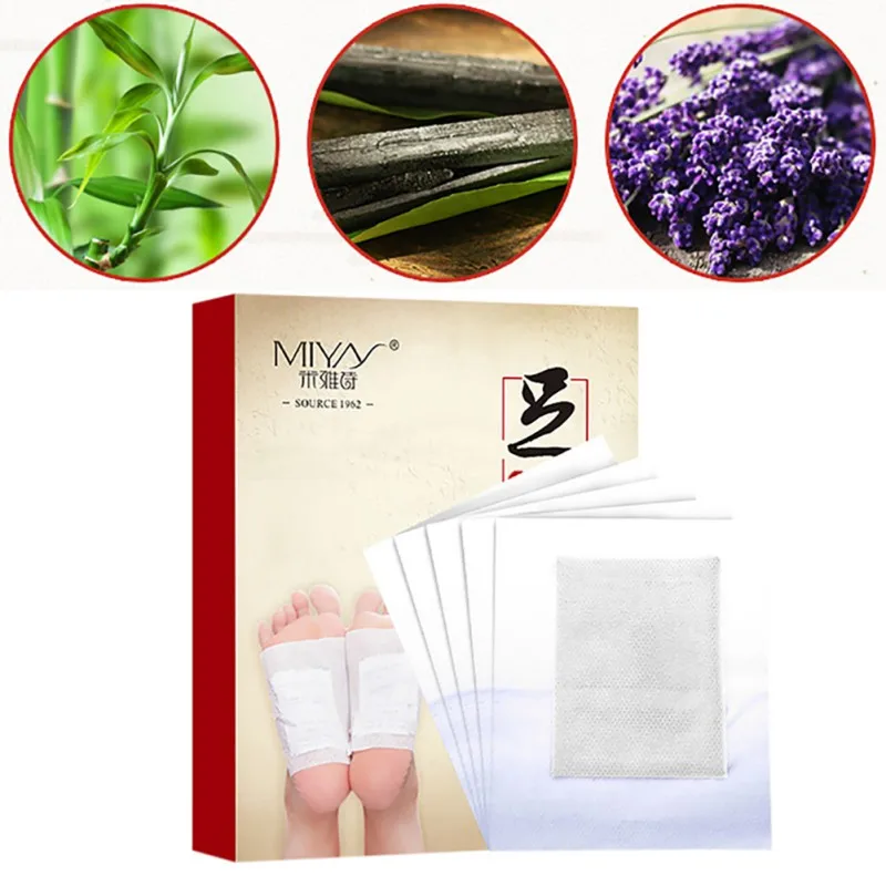 5pairs Detox Foot Patches Pads Body Chinese Medicine Feet Relax
