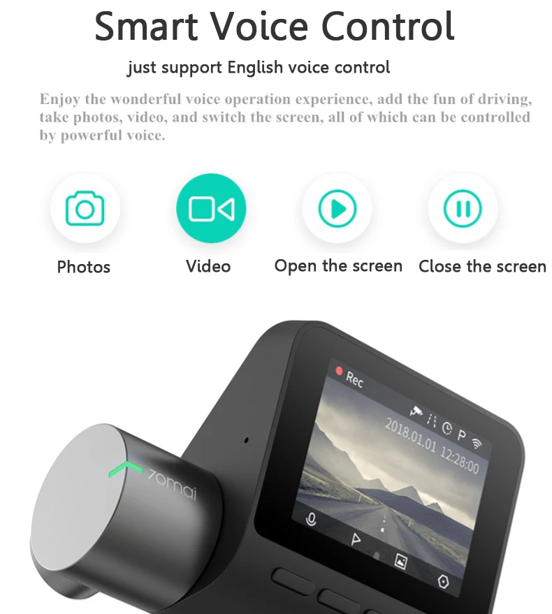 Xiaomi 70mai Pro Smart Dash Cam 1944 P HD Автомобильный видеорегистратор Камера 140 градусов FOV ночная версия Голосовое управление Defog английский/русский