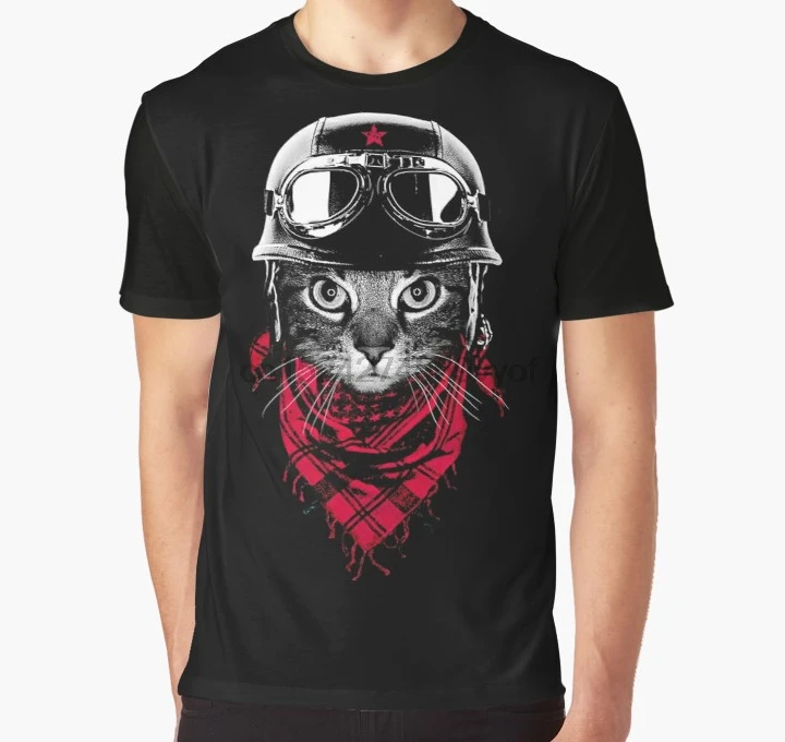 

All Over Print Women T Shirt Men Funny tshirt Adventurer Cat Graphic T-Shirt