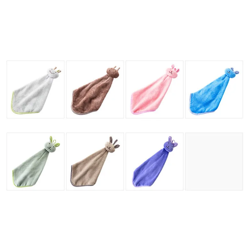 

1 PCS Lovely rabbit Absorbent Microfiber kitchen dish Cloth High-efficiency tableware Household Cleaning Towel kitchen tools