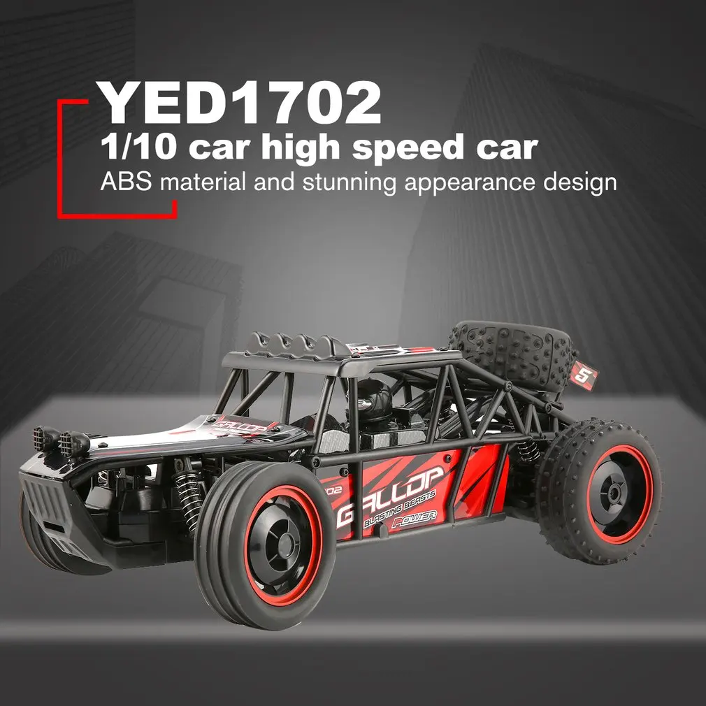 

YED 1702 1/10 2.4G 23KM/h High Speed Remote Control Vehicle 4WD Off Road Electric Brushed Crawler RTR RC Car