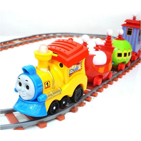 D410 Thomas electric train track children s music Tinker car simulation car