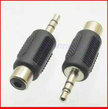 

25pcs Phono RCA female jack to Audio Video AV PC 3.5mm 1/8" Stereo Plug adapter