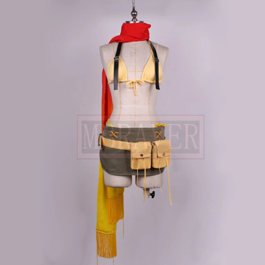Final Fantasy X-2 Rikku Косплэй костюм с рисунком из аниме индивидуальный заказ Любой