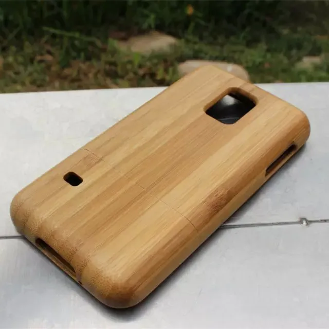 Personality Removable Wood Bamboo Case for Samsung Galaxy S5 mini G800 Novelty Phone Case Cover for