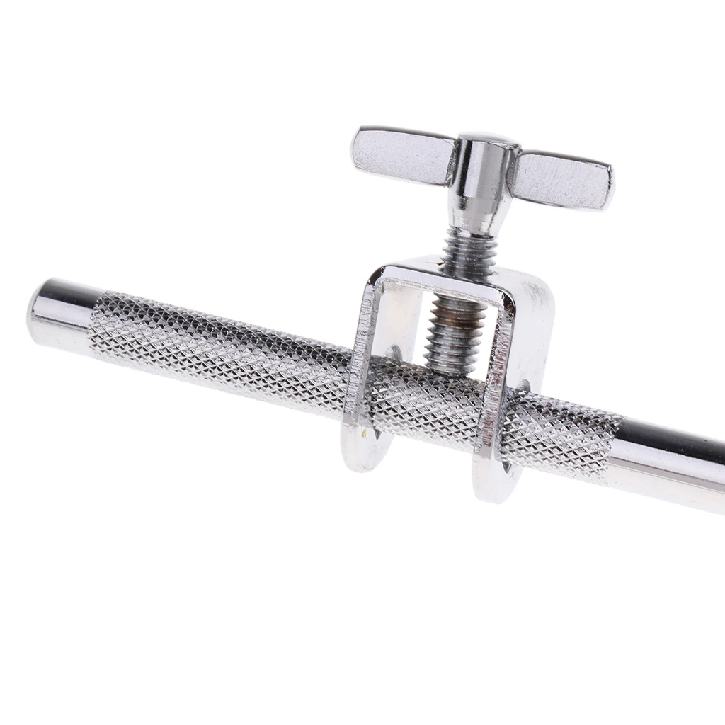 Tambourine Rattle Percussion with Clip Holder for Stage Performance Accompaniment