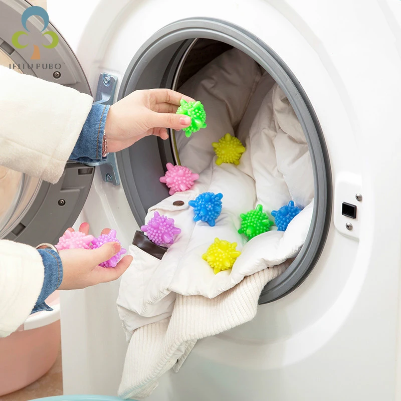 

5pcs Anti-winding Laundry Ball Washing Machine Solid Cleaning Ball Strong Decontamination Washing Ball Home Supplies