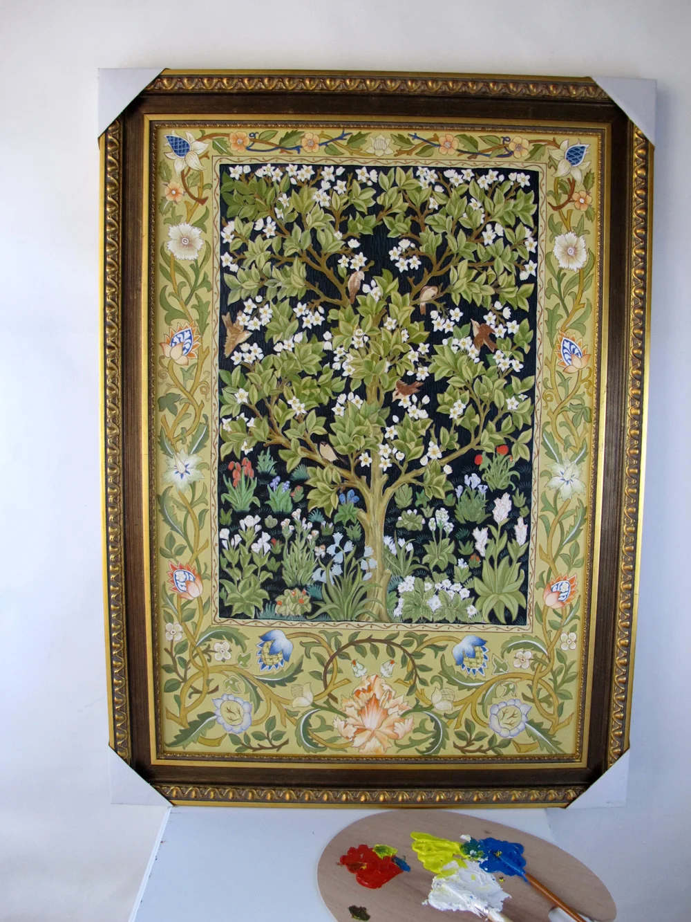 

Handmade oil on canvas Home decoration western flowers oil painting for bedroom