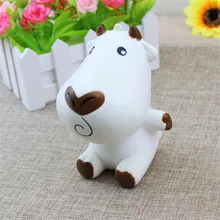 11 см сжимающаяся медленно поднимающаяся корова Автомобильная подвеска подвесной автомобильный Стайлинг сладкие ароматические амулеты игрушки снимают стресс автомобиль украшение для брелока подарок