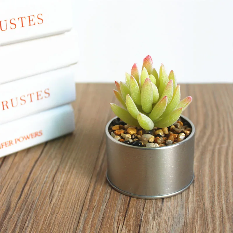 Simulated Potted Plants Succulent Bonsai Plastic Creative Decor portable Table Decor Artificial Flower