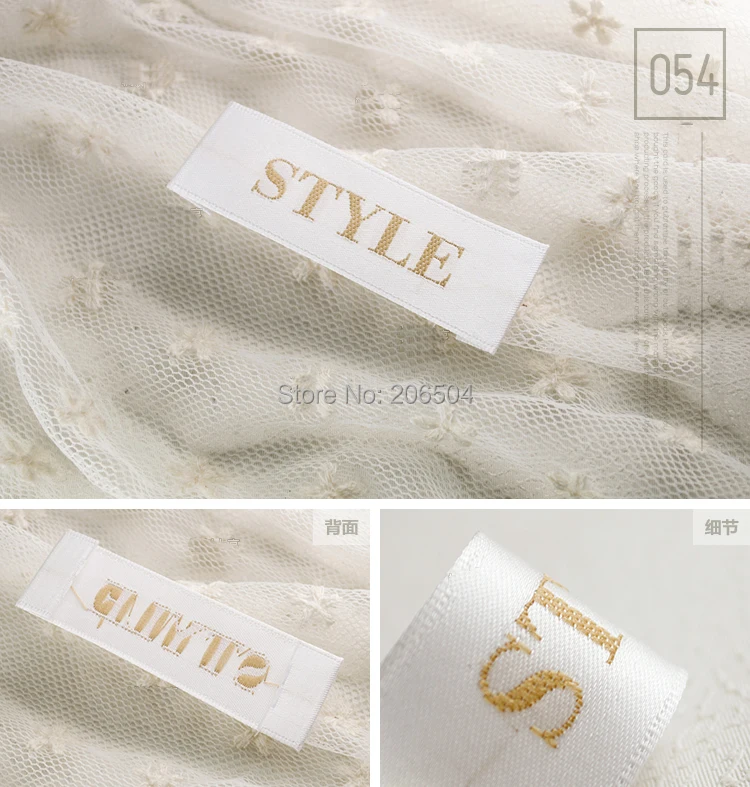 

garment accessories custom clothing labels, woven label,tags labels,brand name labels for clothing DHLB003