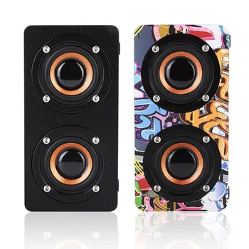 

M5 Wooden Dual-speaker Bluetooth Speaker Subwoofer Hands-free Call HiFi Music Stereo Subwoofer