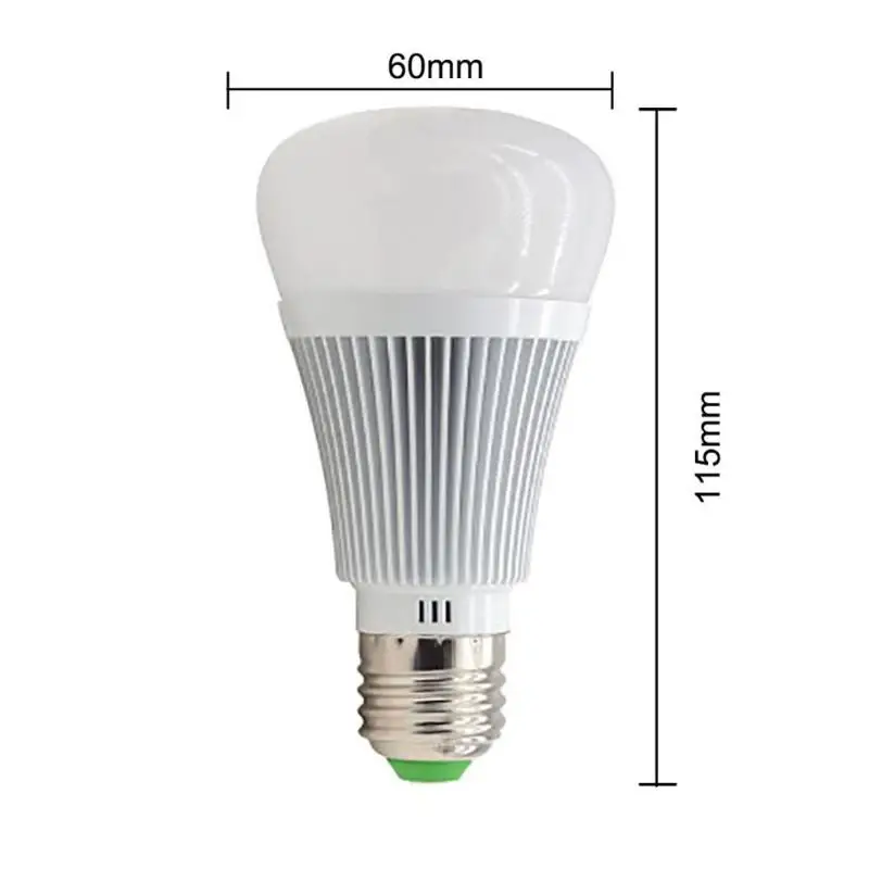 7 Вт RGBW 600LM 30LED Беспроводной Wi-Fi приложение Remote Управление затемнения лампочки