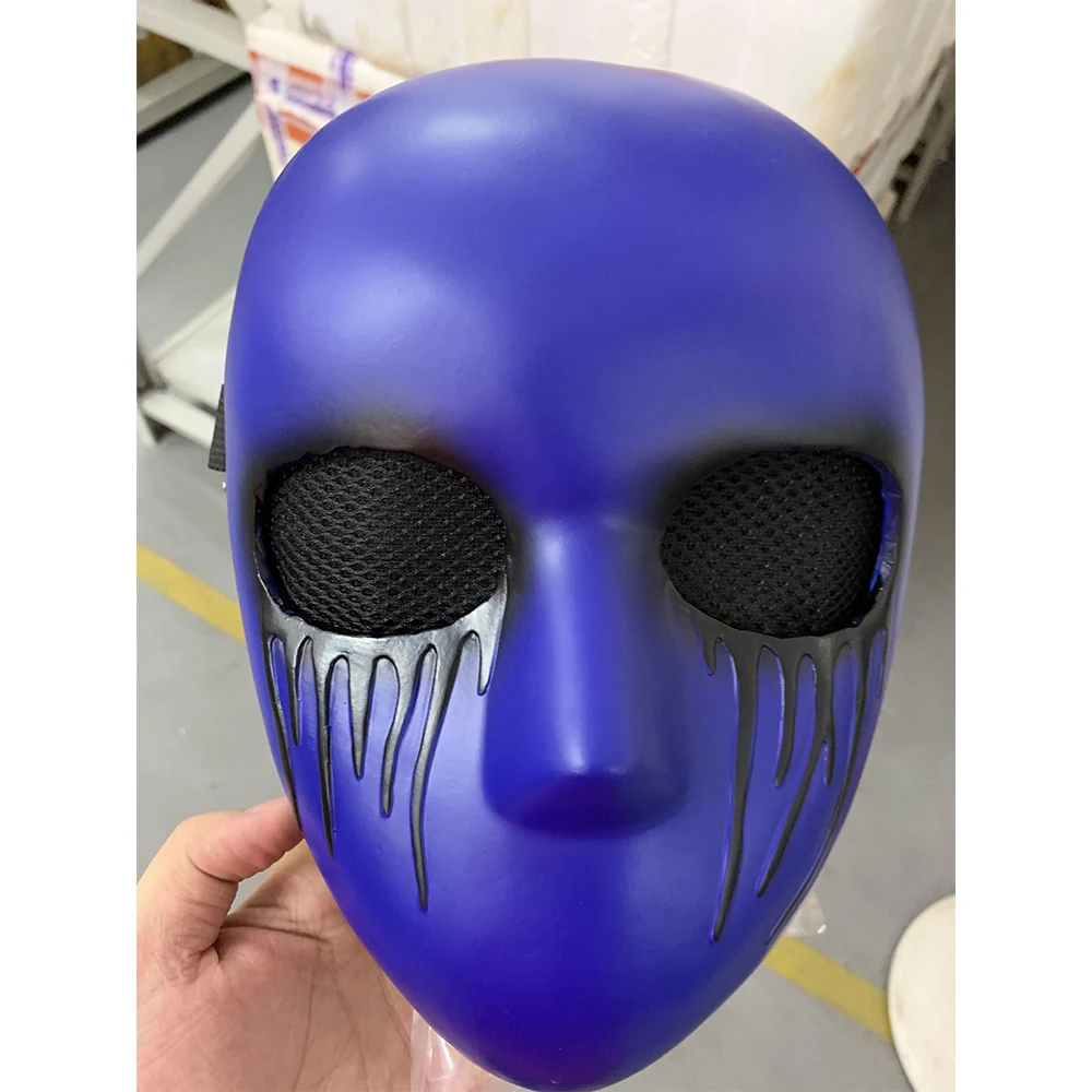 XCOSER, маска для косплея без глаз, темно-фиолетовый, высокое качество, маска из смолы, для праздника, Хэллоуина, фестиваля, вечерние, аксессуары для косплея, маски